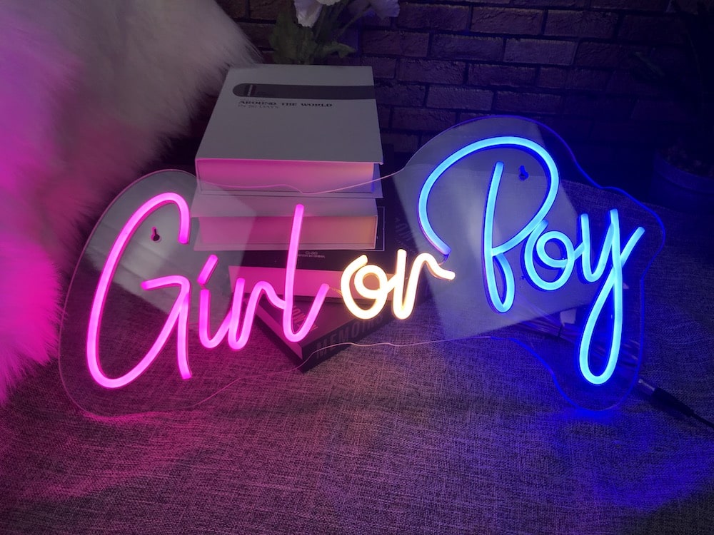 Girl or Boy LED Neon Sign