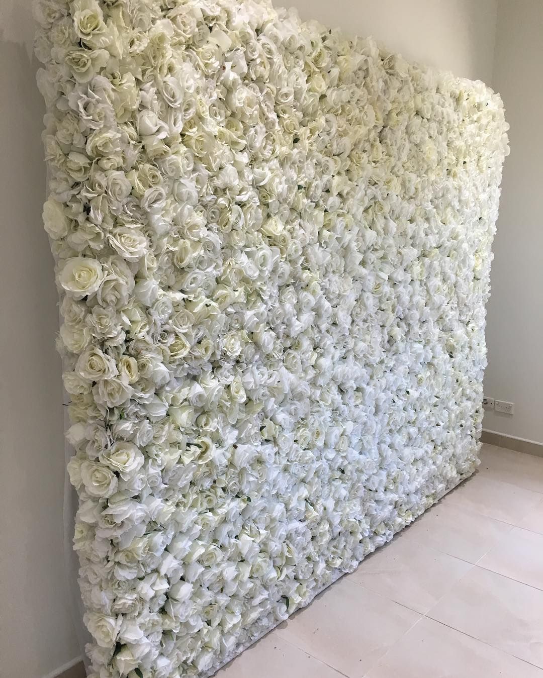 3D Fabric Artificial Flower Wall